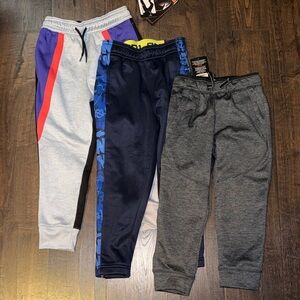 And1 Kids' Jogger Pants - Gray, Navy, and Purple